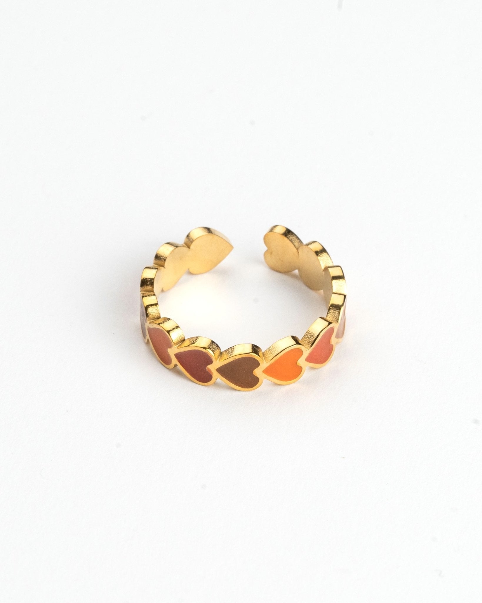 Anillos - Anillo golden hearts - Everyday jewels to inspire | TAGSS