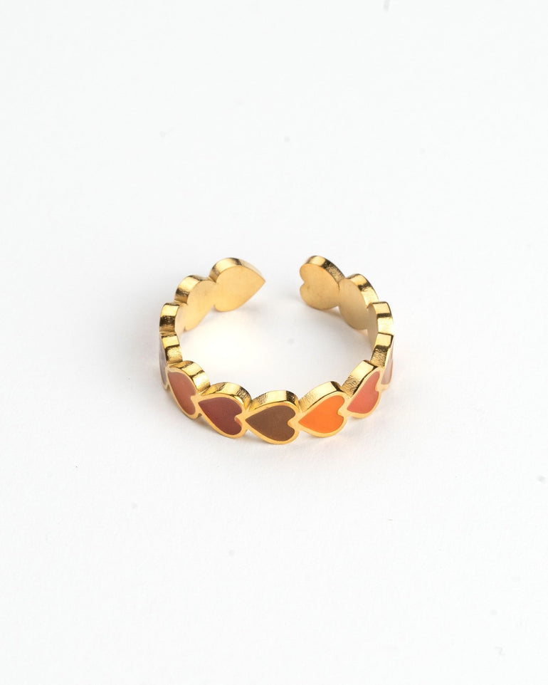 Anillos - Anillo golden hearts - Everyday jewels to inspire | TAGSS
