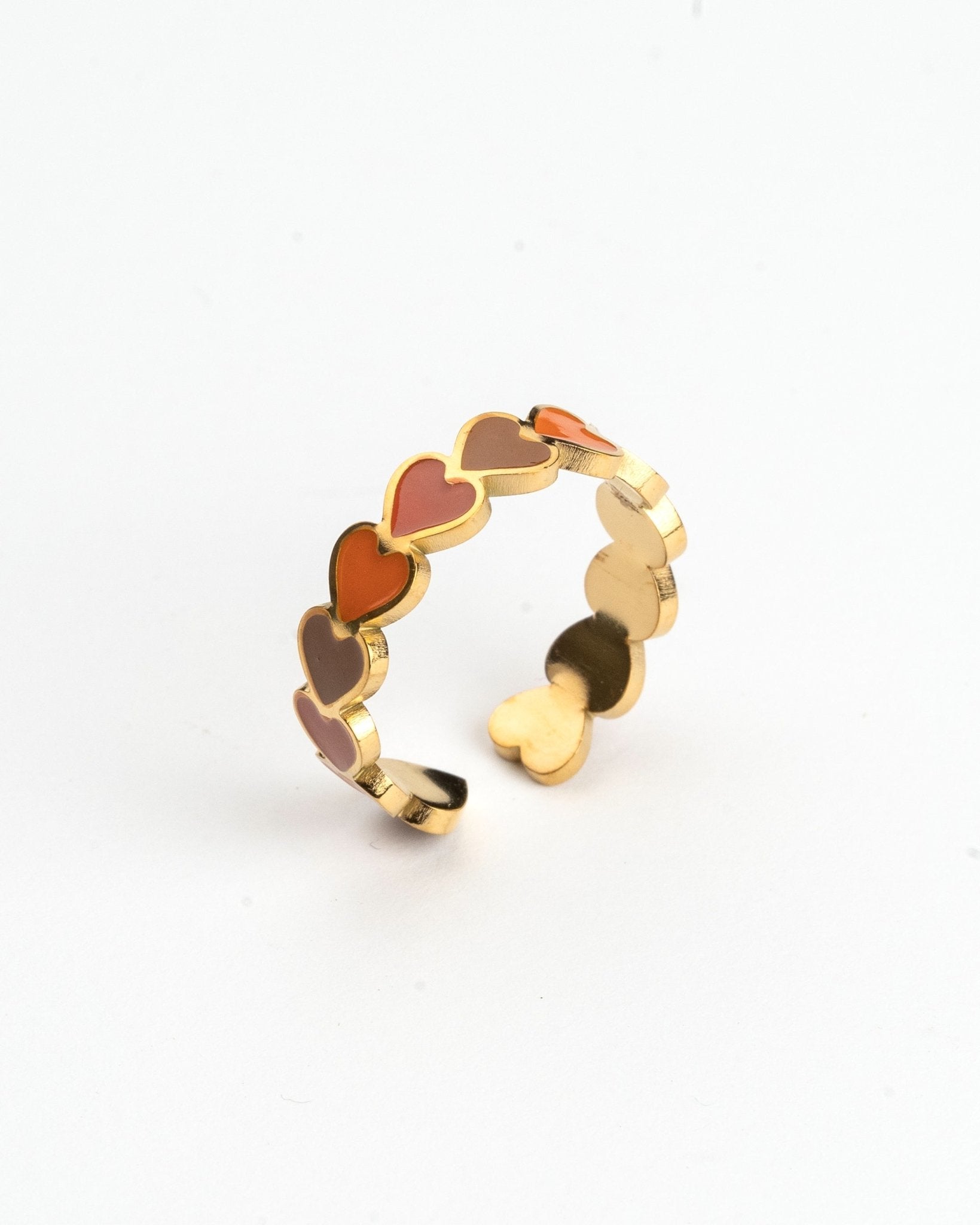 Anillos - Anillo golden hearts - Everyday jewels to inspire | TAGSS