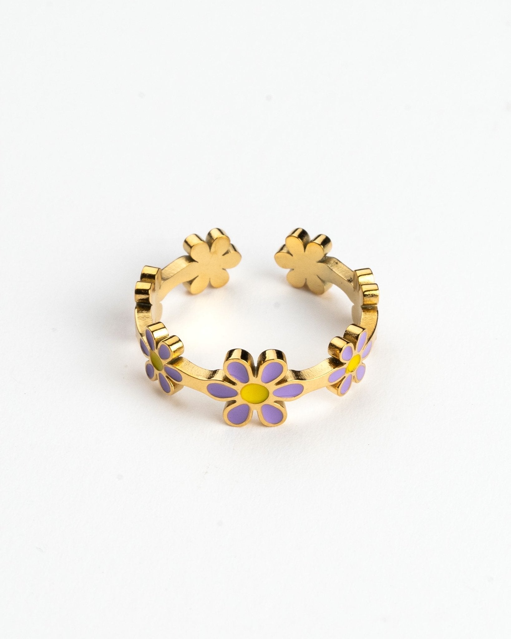 Anillos - Anillo purple flowers - Everyday jewels to inspire | TAGSS