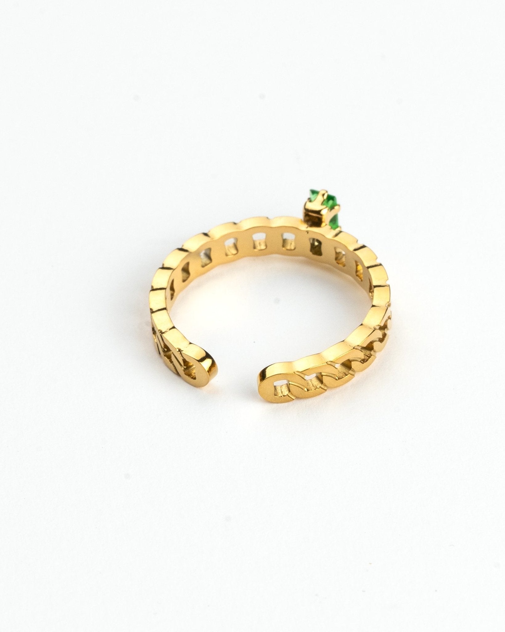 Anillos - Anillo sparkling green - Everyday jewels to inspire | TAGSS