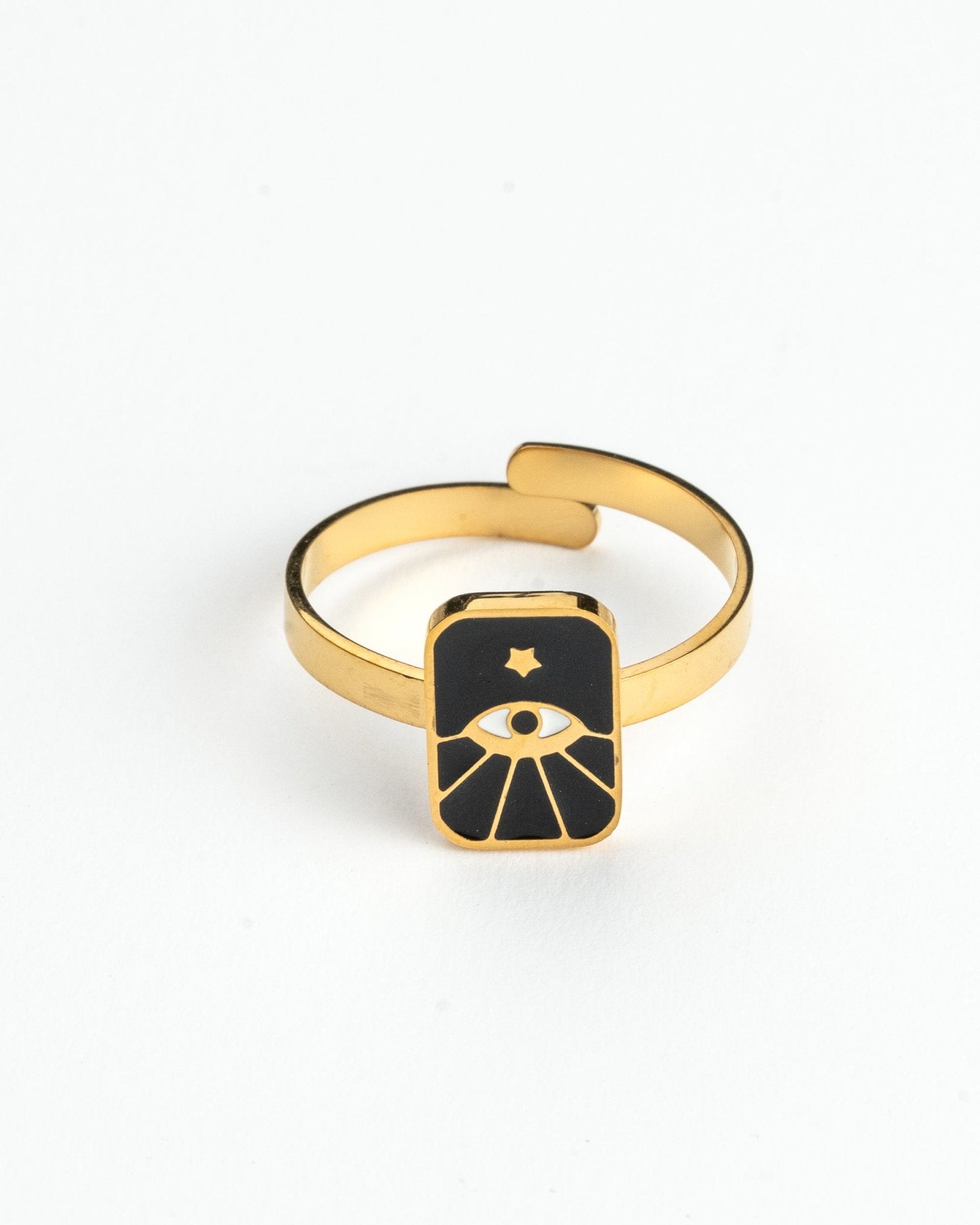 Anillos - Anillo squared black eye - Everyday jewels to inspire | TAGSS