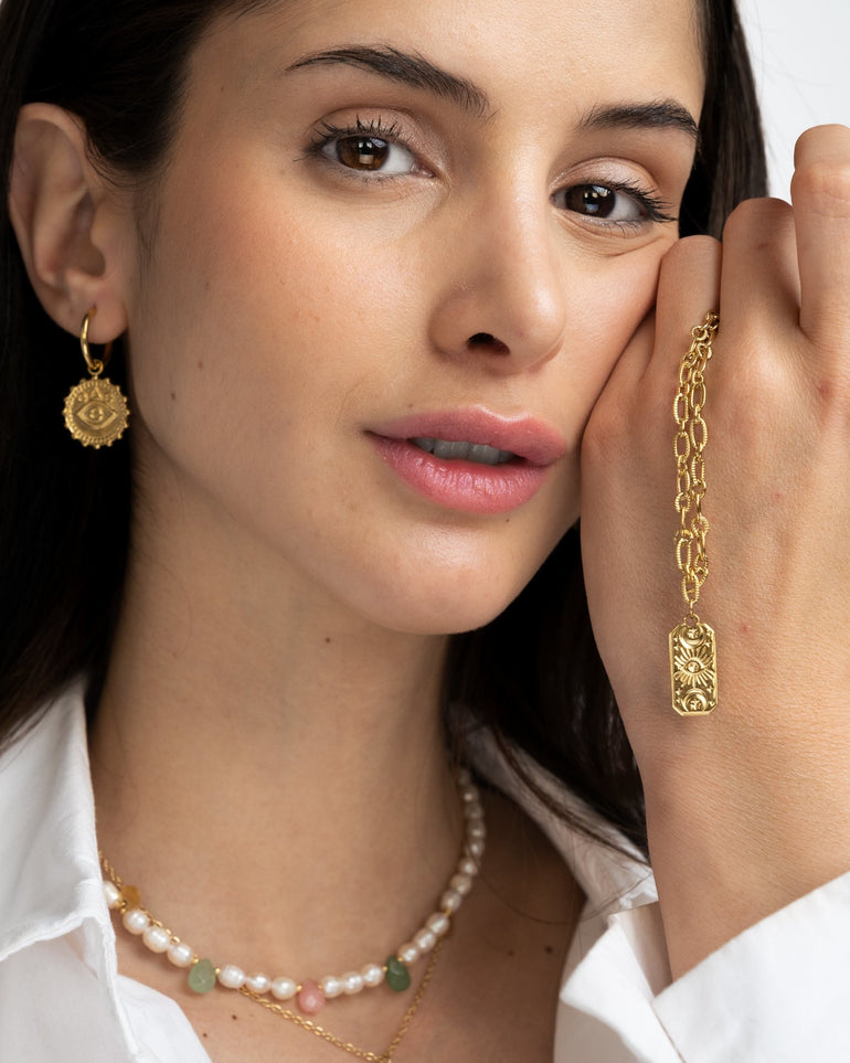 Collares - Collar golden eyes - Everyday jewels to inspire | TAGSS