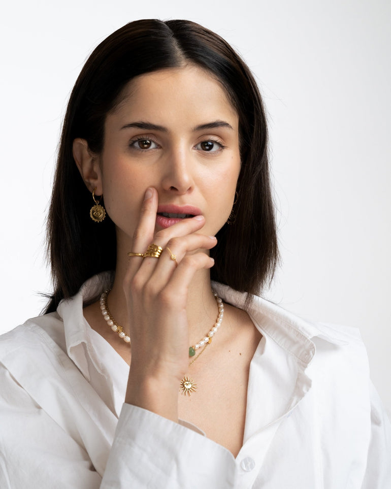 Pendientes - Pendientes golden eye - Everyday jewels to inspire | TAGSS
