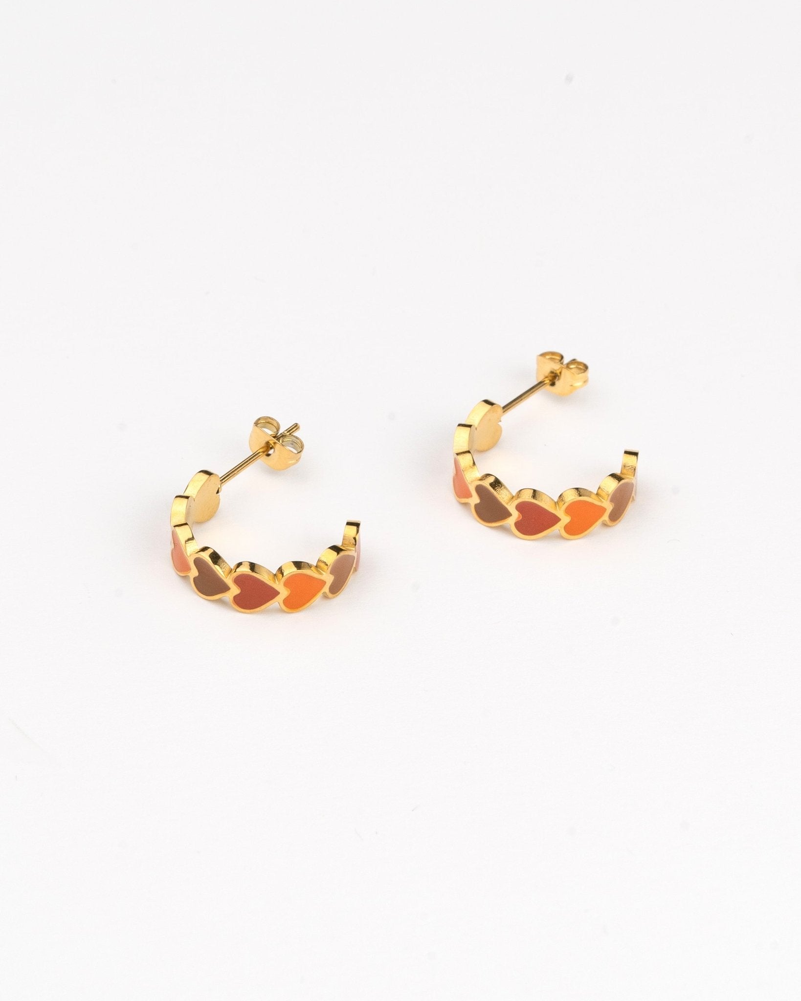 Pendientes - Pendientes golden hearts - Everyday jewels to inspire | TAGSS
