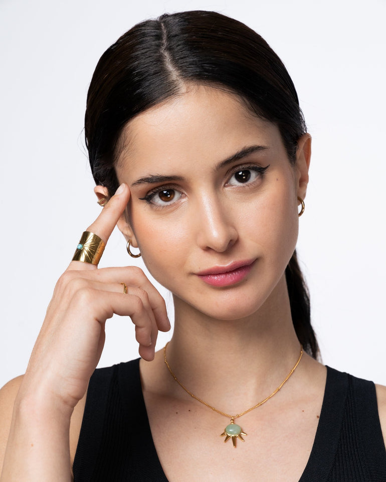Pendientes - Pendientes golden hoops 1,3cm - Everyday jewels to inspire | TAGSS