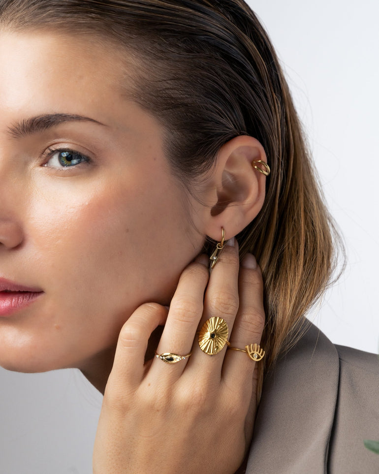 Pendientes - Pendientes golden lightning - Everyday jewels to inspire | TAGSS