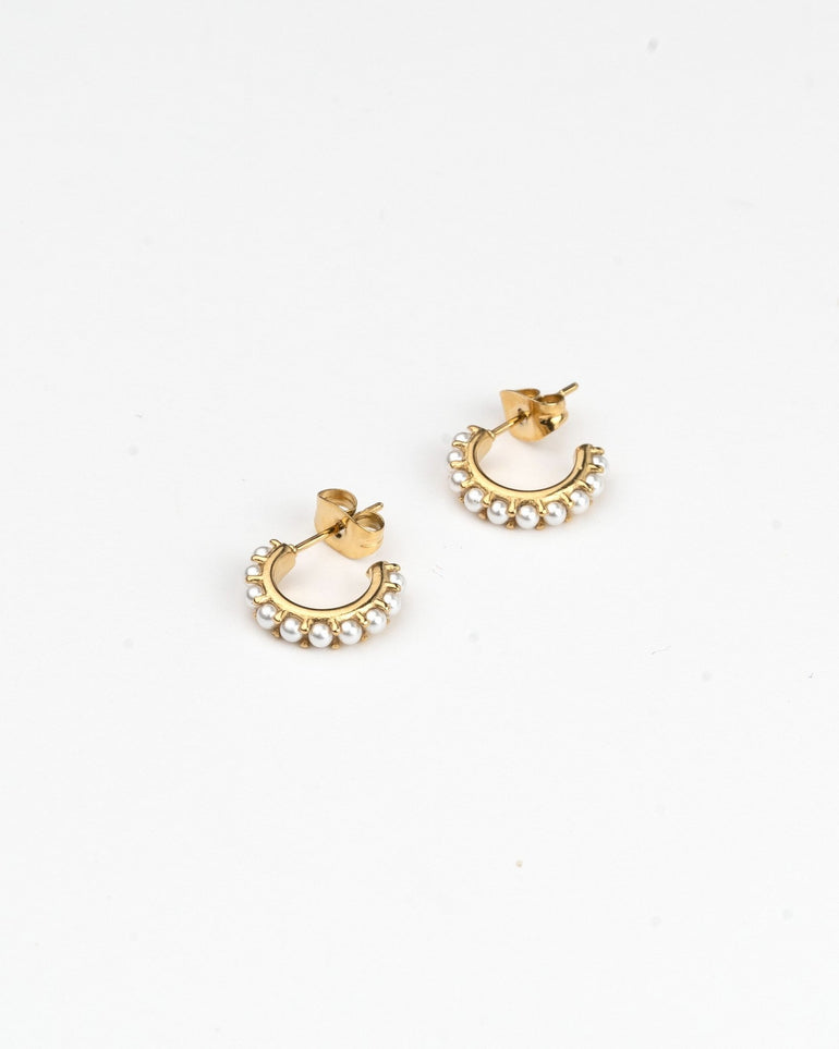 Pendientes - Pendientes golden pearls mini - Everyday jewels to inspire | TAGSS